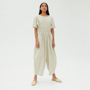 Monica Cordera Cotton Maxi Jumpsuit - Pale Grey